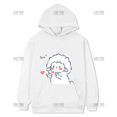 Pulover de cuplu de dinozaur Punk coreeană imprimeu desene animate hanorac femei bărbați kawaii anime estetic hanorac toamnă iarnă îmbrăcăminte exterioară