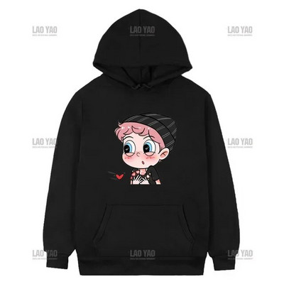 Pulover de cuplu de dinozaur Punk coreeană imprimeu desene animate hanorac femei bărbați kawaii anime estetic hanorac toamnă iarnă îmbrăcăminte exterioară