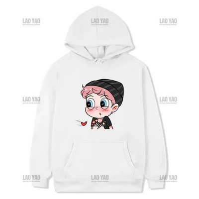 Pulover de cuplu de dinozaur Punk coreeană imprimeu desene animate hanorac femei bărbați kawaii anime estetic hanorac toamnă iarnă îmbrăcăminte exterioară