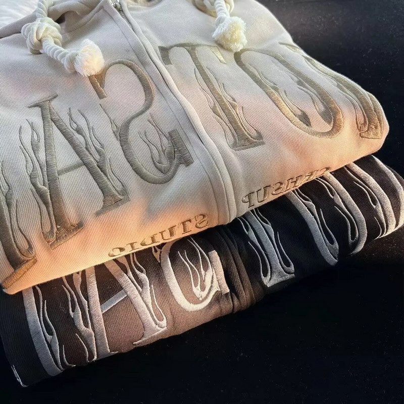 Americká Y2k nadrozmerná punková mikina s kapucňou a flísom, hrubá zimná kórejská móda Kpop Vintage gotický ležérny zipsový preppy sveter