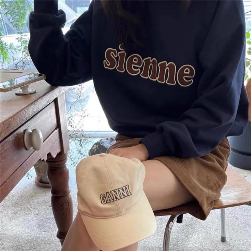 7rings Jeseň/Zima, mikiny s dlhým rukávom a potlačou písmen pre ženy a mužov, unisex, jednoduchý štýl, módne teplé oblečenie