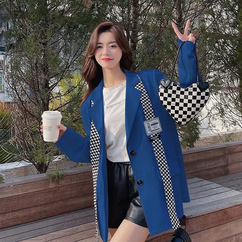 Dámske bundy, ležérne dlhé trendy saká, luxusné dámske oblečenie, doprava zadarmo, výpredaj, kórejské kabáty a jesenné outfity 2023, sako