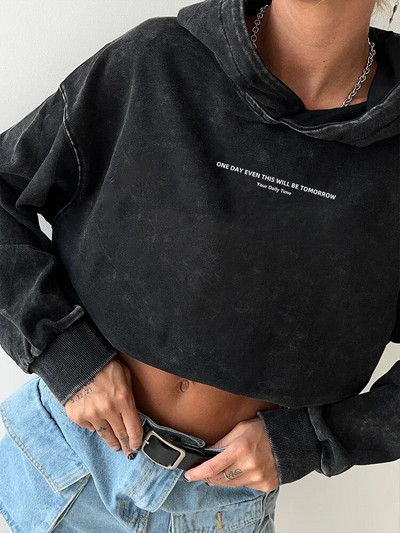 Hirsionsan Retro Washed Mikina Dámska Voľná Nadrozmerná Streetwear Trendy Pulóvre Mikiny Jesenné Dámske Bavlnené Párové Topy