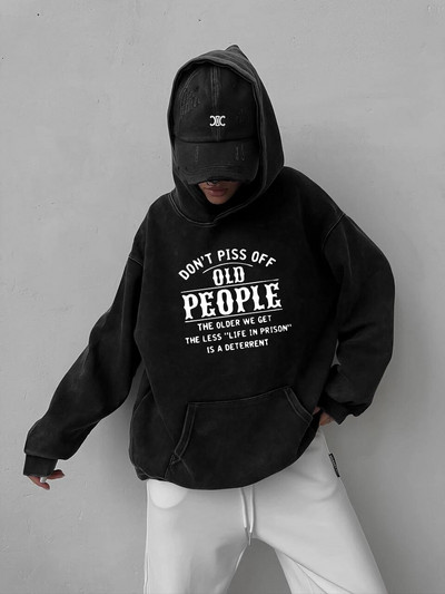 Hirsionsan Retro Washed Mikina Dámska Voľná Nadrozmerná Streetwear Trendy Pulóvre Mikiny Jesenné Dámske Bavlnené Párové Topy