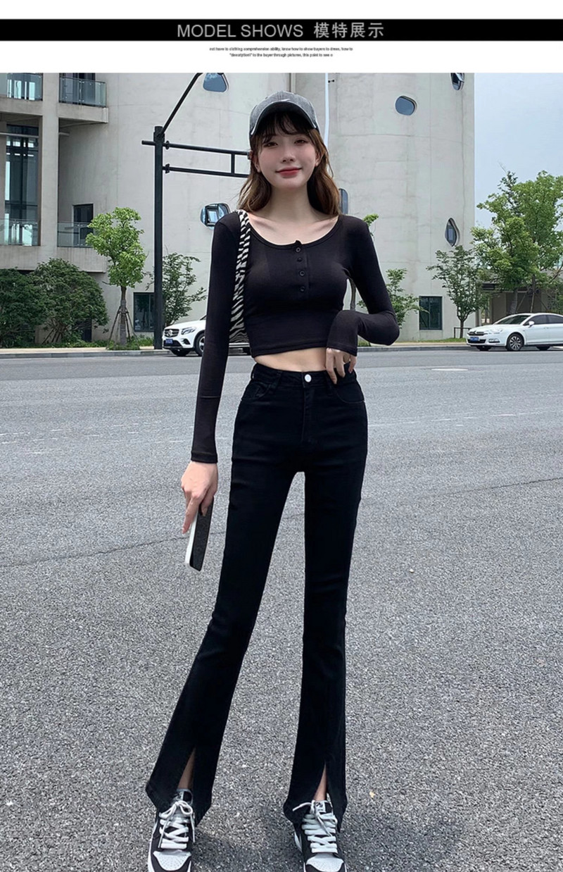 Dámske rifle Feynzo s vysokým pásom, široké nohavice, rifľové oblečenie, modré rifle, vintage kvalitné módne rovné nohavice