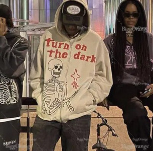 Harajuku abyss puff Print Hoodies Γυναικεία Υπερμεγέθη Streetwear Κορυφαίας ποιότητας Βαμβακερή επένδυση νέα φούτερ Γυναικεία ζευγάρια Y2k Ρούχα