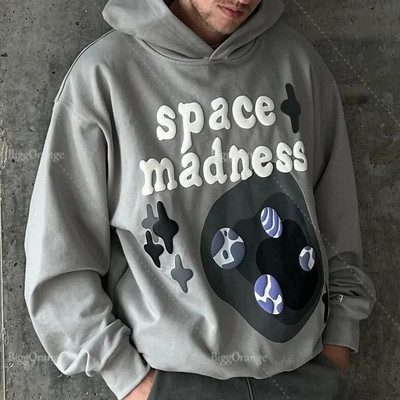 Harajuku abyss puff Print Hoodies Γυναικεία Υπερμεγέθη Streetwear Κορυφαίας ποιότητας Βαμβακερή επένδυση νέα φούτερ Γυναικεία ζευγάρια Y2k Ρούχα