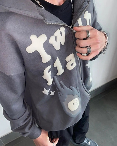 Harajuku abyss puff Print Hoodies Γυναικεία Υπερμεγέθη Streetwear Κορυφαίας ποιότητας Βαμβακερή επένδυση νέα φούτερ Γυναικεία ζευγάρια Y2k Ρούχα