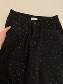 Blugi largi negri gotici de damă Streetwear Y2k Pantaloni din denim cu talie înaltă Harajuku Punk Anii 90 Anii 2000 Pantaloni de cowboy vintage cu picioare largi