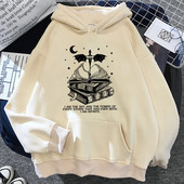 Acotar hanorace femei Iarna estetică trage Pulover femei harajuku Hood