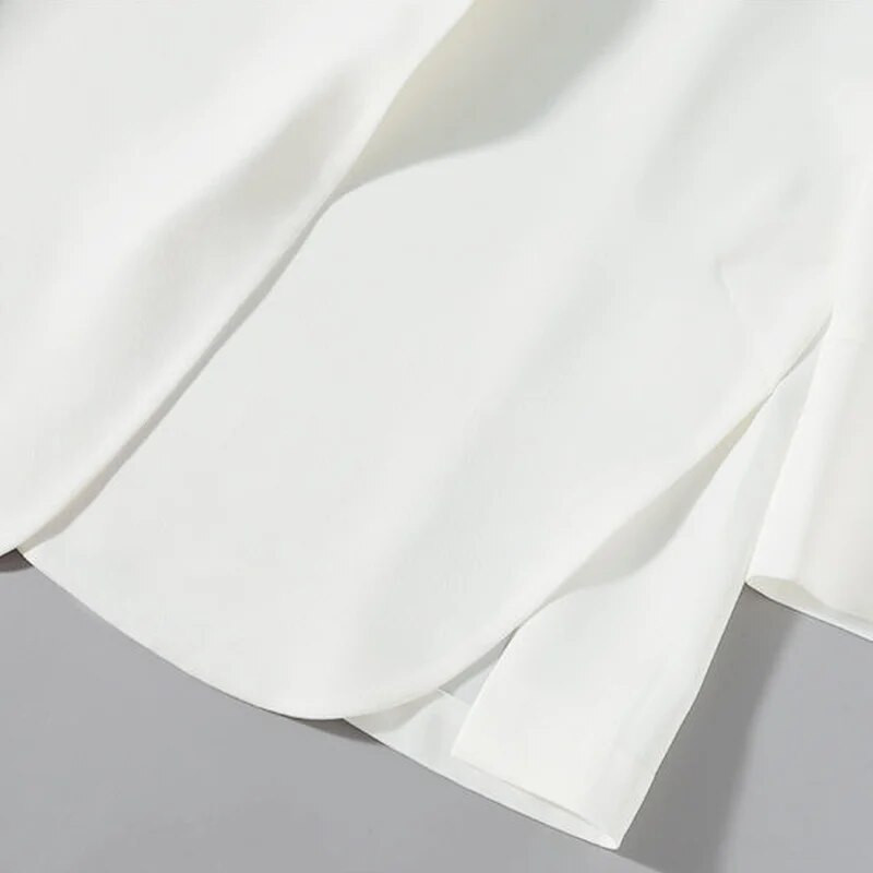 Moteriški vasariniai, solidūs, elegantiški korėjietiško stiliaus laisvi ilgomis rankovėmis laisvalaikio apatiniai drabužiai, ploni 2021 m. šifoniniai vėsūs gatvės drabužiai