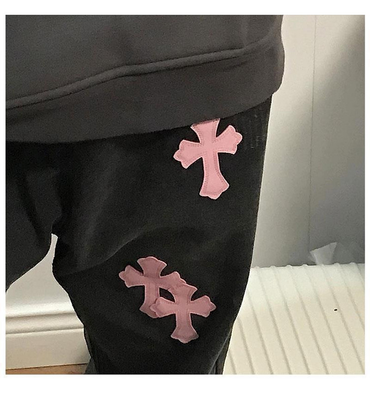 Dámske džínsy High Street Baggy, ružové, krížové, bavlnené, s vysokým pásom, rovné nohavice, veľká veľkosť, tenké, mop, široké nohavice