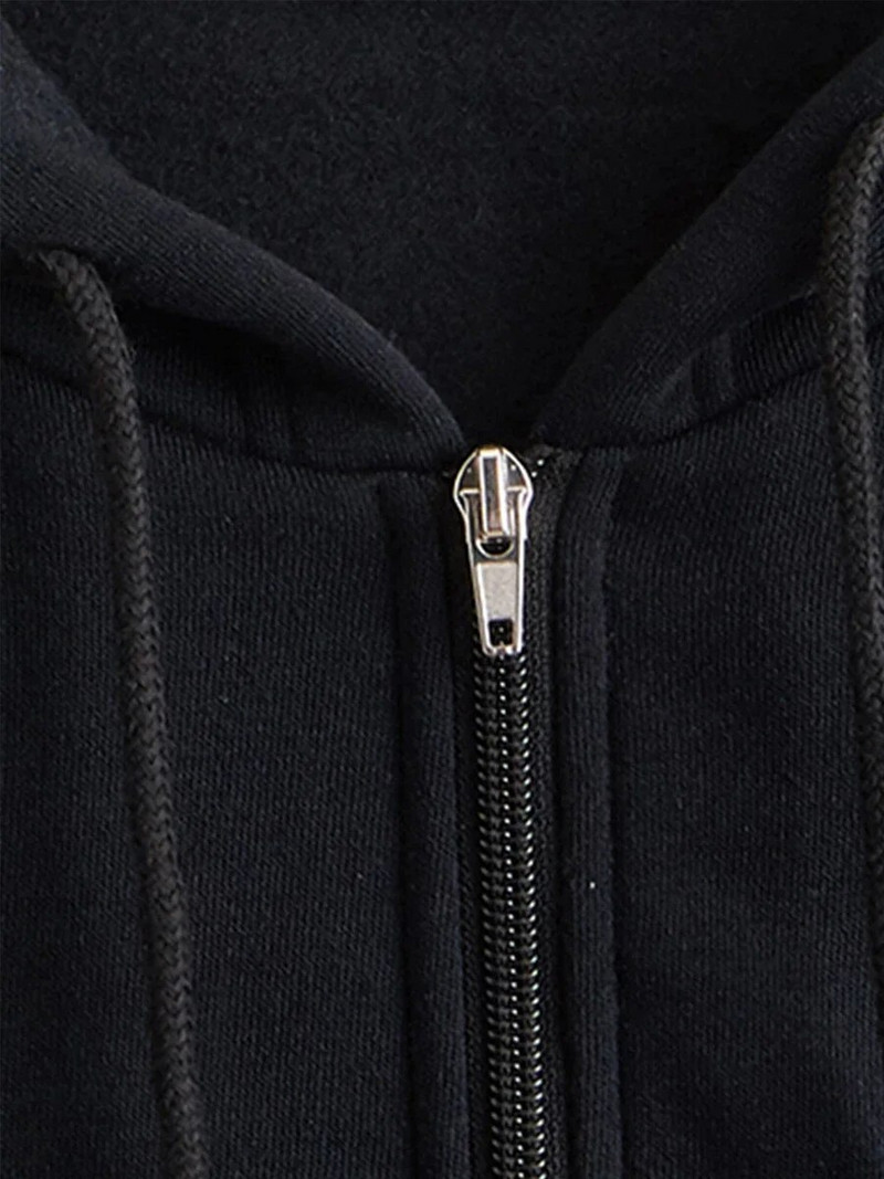 Hanorace decupate de toamnă iarnă pentru femei, ocazional, cu mânecă lungă, cămașă cu fermoar, hanorac cu glugă, sudadere