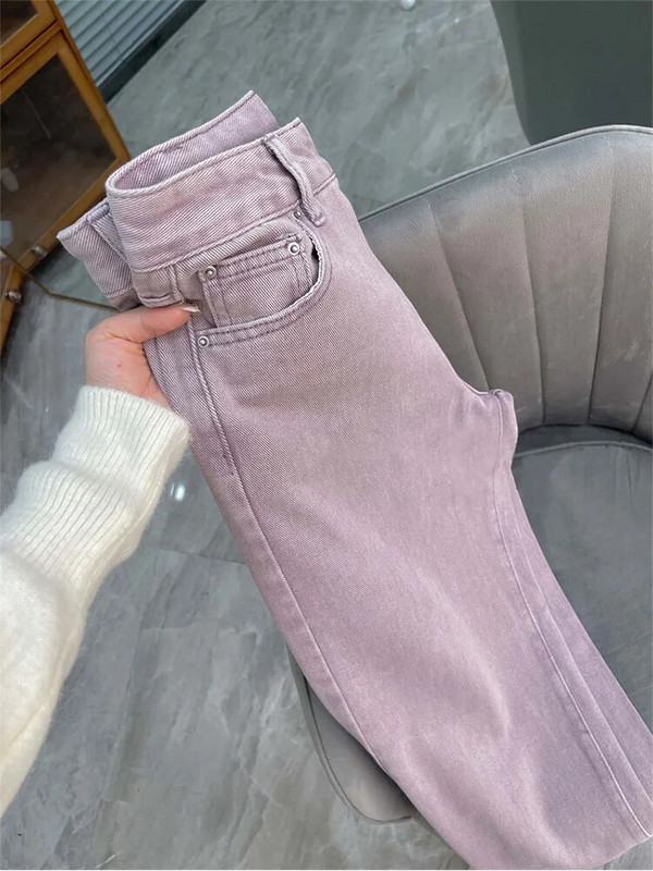 Dámske rifle s vysokým pásom, široké nohavice, vrecovité vintage rovné džínsové nohavice, ležérne, pouličné, hip hopové, módne, pre mamičky