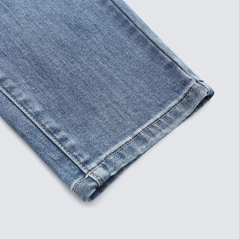 Dámske džínsy Semir 2024 s vysokým pásom, ktoré ukazujú výšku a dĺžku nohavíc, ležérne jarné dievčenské zúžené nohavice Senro Denim Versatile