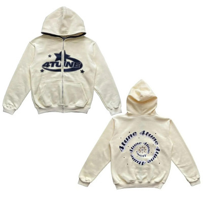 Bărbați Y2K Spider Print Hoodie Femei Hip Hop Punk Manecă lungă Jachetă cu fermoar complet Mantoane Toamnă Iarnă Harajuku Hanorac cu glugă largi