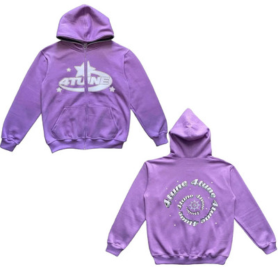 Bărbați Y2K Spider Print Hoodie Femei Hip Hop Punk Manecă lungă Jachetă cu fermoar complet Mantoane Toamnă Iarnă Harajuku Hanorac cu glugă largi