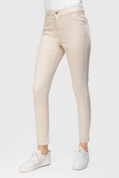 FASHIONSPARK Essentials Blugi skinny vopsiți pentru femei, super moi, elastici, slim fit, pantaloni din denim cu talie înaltă, comozi, casual, tip creion