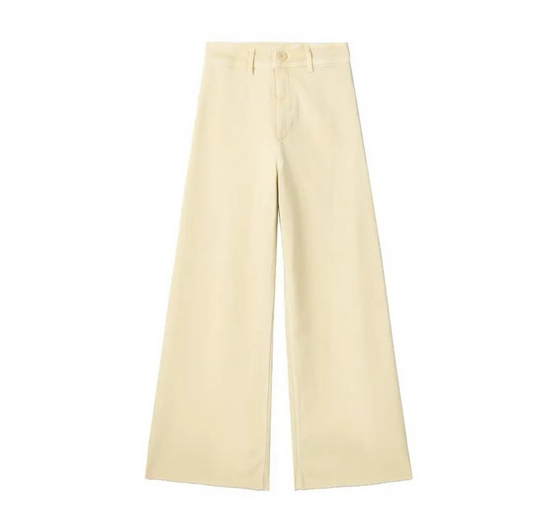 Dámske rifľové nohavice TRAF Ružové džínsy Baggy Jeans s rovnými nohavicami, námornícka modrá, streetwear, letné dámske džínsy