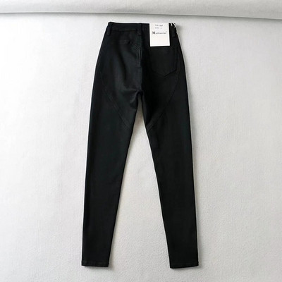 Cool Spice Sweet Girl, blugi subțiri cu talie înaltă pentru femei, pantaloni strânși elastici de piersică, denim, coreeană, sexy, ridicare a pradă SE8P