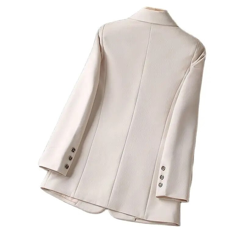 Dámsky kabát Khaki Voľnočasový oblek Jar Jeseň Nový štýl Temperament Slim Fit Dámsky Pohodlný Podšívka Divoký Blazer S-4XL