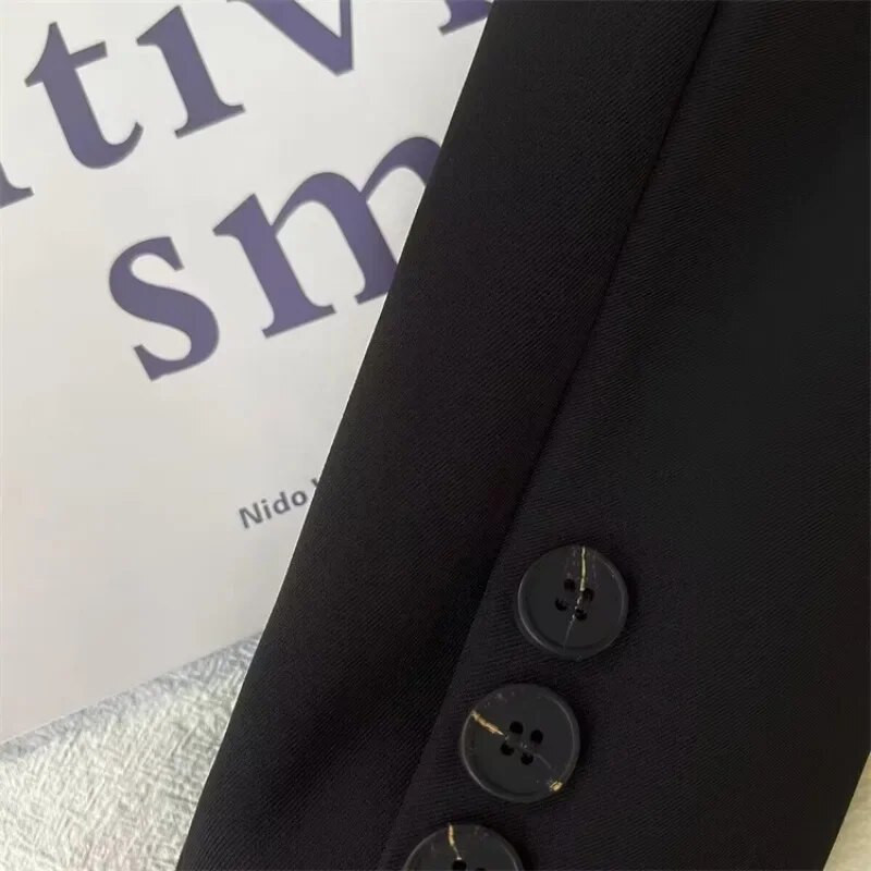 2024 Nové kancelárske skrátené saká Jarné dámske pouličné sako s dlhým rukávom Jesenné a zimné módne dámske sako Všestranné