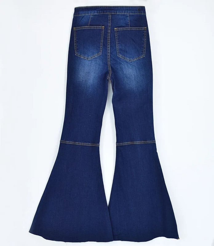 LOGAMI Dámske vintage džínsy s vysokým pásom, rozšírené, elastické, úzke, džínsové nohavice, leto a jeseň