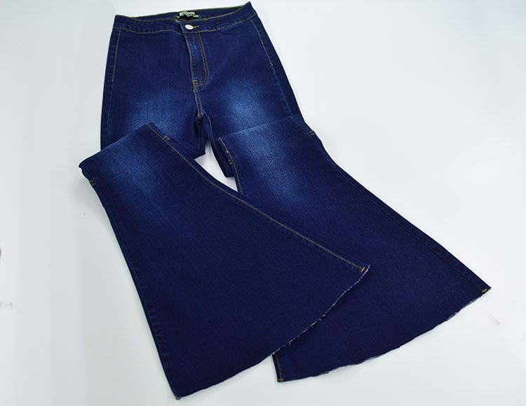 LOGAMI Dámske vintage džínsy s vysokým pásom, rozšírené, elastické, úzke, džínsové nohavice, leto a jeseň