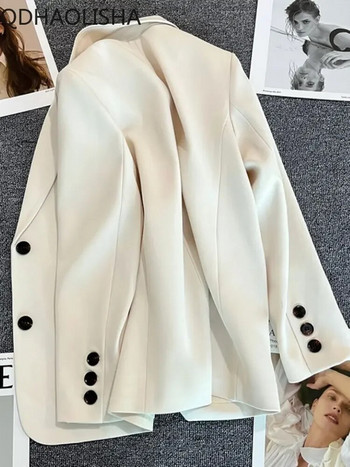 2024 Άνοιξη Φθινόπωρο Νέα ιδιοσυγκρασία Commuting Blazer Women Advanced Sensible Fried Κοστούμι Street Top Coats Μπουφάν Γυναικεία Ρούχα