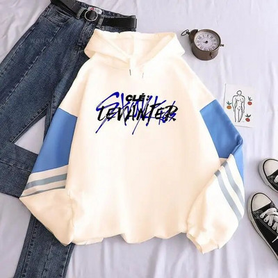 Noul Harajuku stil coreean KPOP Straykids Stray Kids Album Hanorace pentru femei Hanorac cu mânecă lungă Patchwork pentru femei Pulovere