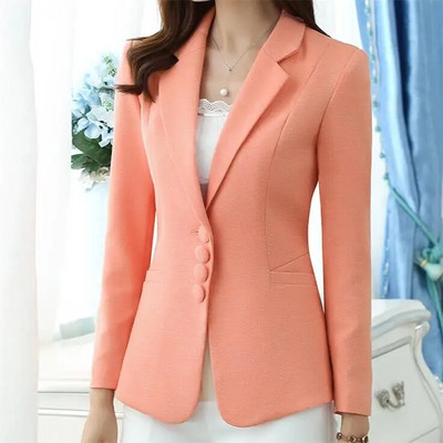 Noul Blazer pentru femei de toamnă de primăvară de înaltă calitate, la modă elegantă, sacouri de damă, haine, costume pentru femei, cod S-5XL, jachetă T956