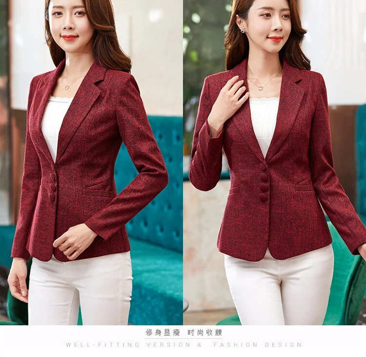 Noul Blazer pentru femei de toamnă de primăvară de înaltă calitate, la modă elegantă, sacouri de damă, haine, costume pentru femei, cod S-5XL, jachetă T956