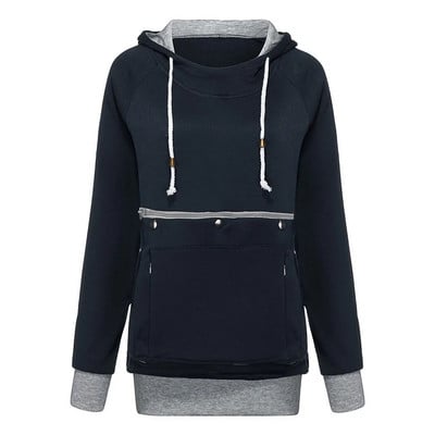 Kačių mylėtojai Moteriški megztiniai Megztiniai Kengūra Šuo Pet Letenos Megztiniai Priglausti Megztiniai Kišeniniai Gyvūnų Ausiai Su gobtuvu Dropshipping