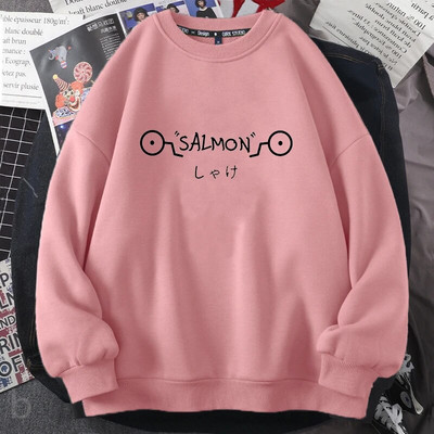 Hanorac Inumaki Toge Jujutsu Pulover pentru femei Kaisen Salmon JJK Hanorace Anime Pulover Hanorace Harajuku japonez Streetwear