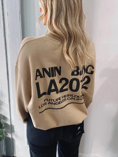 Dámska mikina s potlačou písmen 2023, jeseň/zima, módne pulóvre, topy, vintage mikiny, mikiny s kapucňou, nadrozmerné dámske