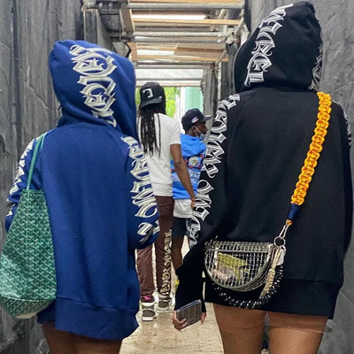 Y2k Emo Gothic Femei Streetwear Hanorac 2022 Jachete cu imprimeu Harajuku Skull Strass Hanorac cu fermoar Grunge Hanorac supradimensionat