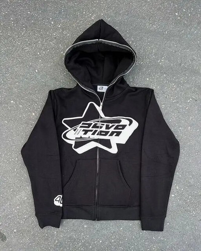 Harajuku hiphopo grafinis spaudinys, negabaritinis megztinis, moteriškas, vyriškas, naujas laisvalaikio punk laisvi drabužiai Gatvės apranga Y2k megztiniai