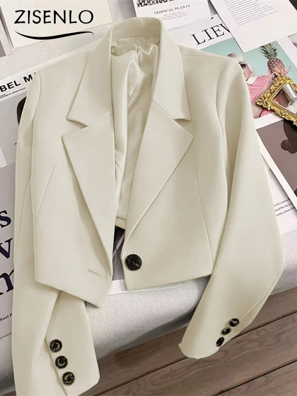 Sako žena jar nové jednofarebné voľné sako oblek bunda módny trend elegantný vrchné oblečenie kórejská móda