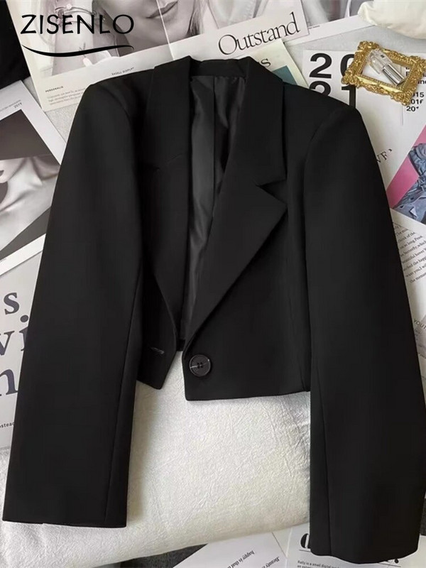 Sako žena jar nové jednofarebné voľné sako oblek bunda módny trend elegantný vrchné oblečenie kórejská móda