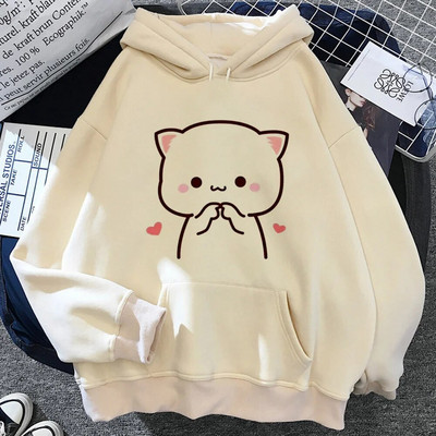 Bubu Dudu hanorace femei transpirați y2k Kawaii streetwear Cămașă cu glugă trening femei gotic Hood