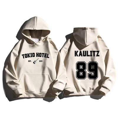 Kaulitzi dressipluusid, meeste/naiste vabaajamood, pikkade varrukatega dressid, naiste pullover, kapuutsiga särk Suur Unisex rõivad