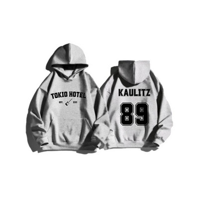 Kaulitzi dressipluusid, meeste/naiste vabaajamood, pikkade varrukatega dressid, naiste pullover, kapuutsiga särk Suur Unisex rõivad