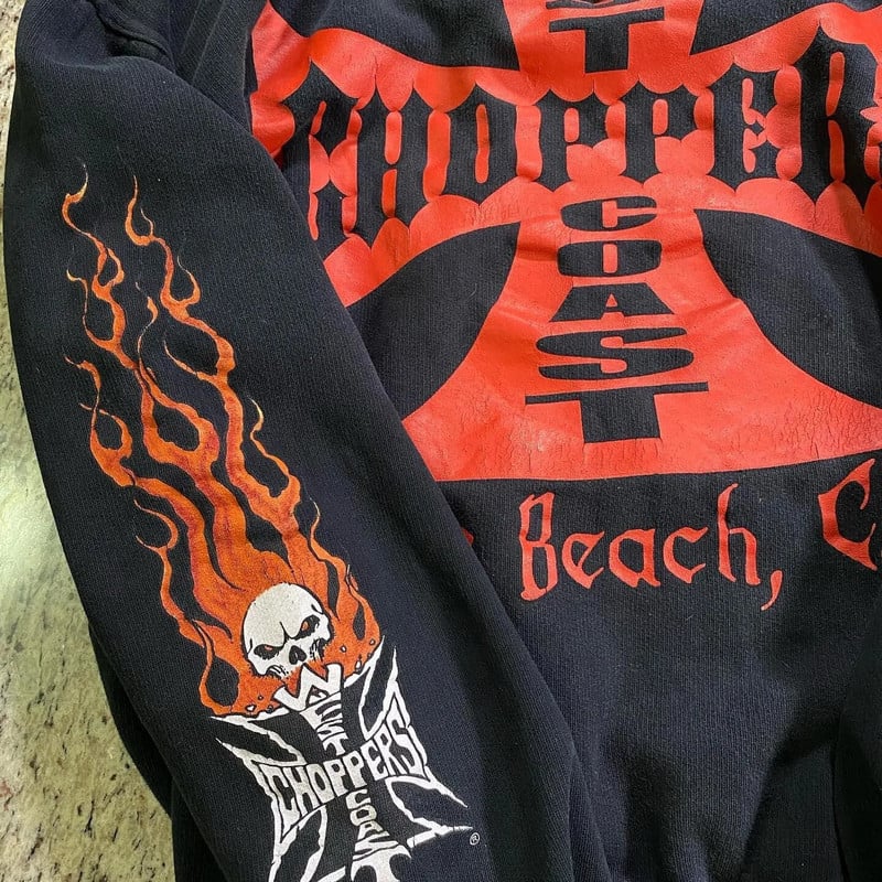 Kostra s plameňom, realistický osobný vzor Y2K, módny všestranný voľný a lenivý sveter s kapucňou, párový top, gotické dámske oblečenie