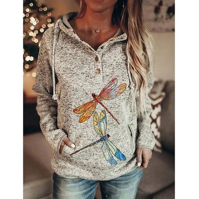 Hanoră cu glugă lup pentru femei, moda de toamnă, hanorace supradimensionate, transpirație vintage, haină pentru fete, hanorac pentru femei, haină, pulover cu glugă, trening cu bufniță