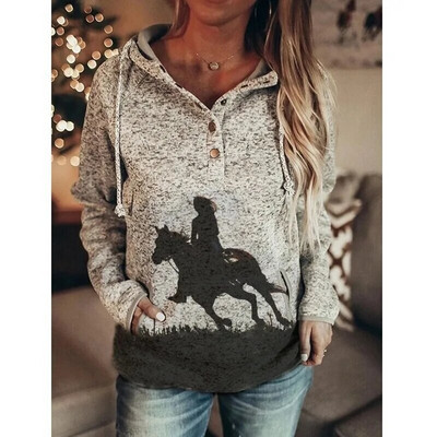 Hanoră cu glugă lup pentru femei, moda de toamnă, hanorace supradimensionate, transpirație vintage, haină pentru fete, hanorac pentru femei, haină, pulover cu glugă, trening cu bufniță