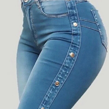 Дамски дънкови клоширани панталони Lady Plus Size 5XL Jean Pant Femal High Waist Jeans 2023 Пролет Есен High Street Панталони Облекло