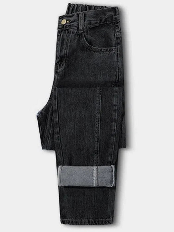 Vintage talie înaltă oversize 7XL blugi până la gleznă Pantaloni largi din denim elastic pentru femei ocazional Spodnie Harem Pantalones Femme Hosen