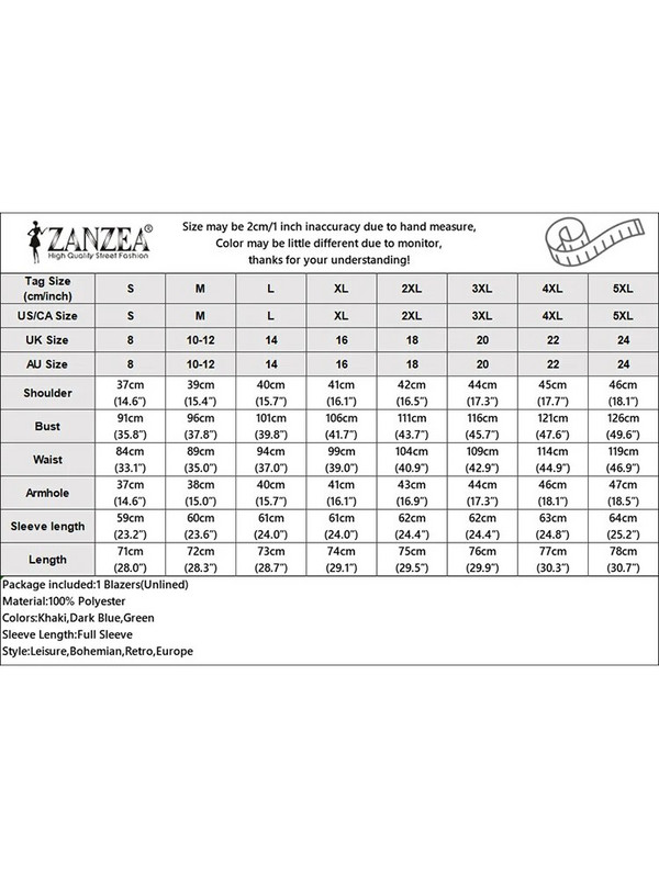 2023 ZANZEA primăvară cu mânecă lungă îmbrăcăminte elegantă pentru femei la modă Blazer cu rever gât paltoane vintage cămăși culoare solidă costume OL pentru birou
