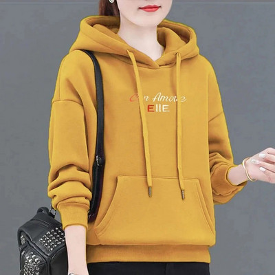 2023-as új kapucnis pulóverben Kapucnis őszi polár vastag meleg pulóver Olcsó női pulóverek és ingyenes szállítás