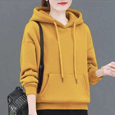 2023-as új kapucnis pulóverben Kapucnis őszi polár vastag meleg pulóver Olcsó női pulóverek és ingyenes szállítás